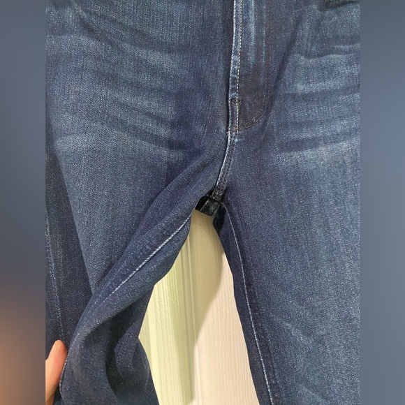 Mother The High Waisted Runaway Jeans In Tongue And Chic Dark Wash Size 26 Flare - Picture 5 of 13